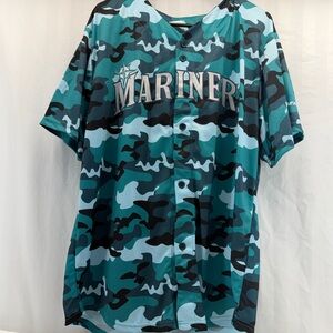 Mariners Camouflage Jersey - Blue and Black